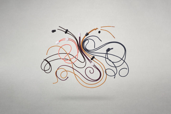 Colorful Elastic Laces "Winter Cotton"