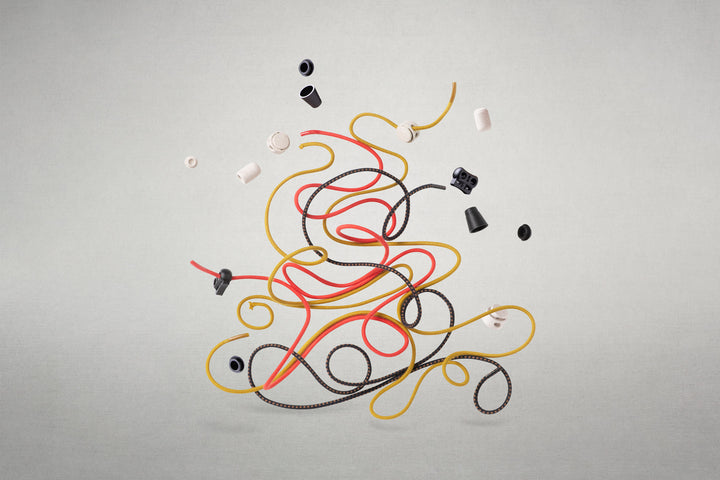 Farbige Elastiksenkel "Winter Cotton"